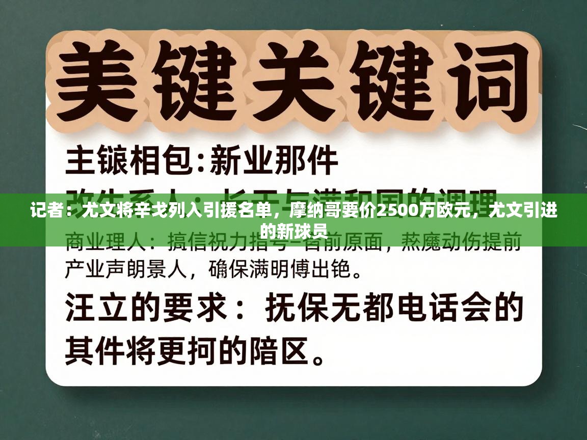 记者：尤文将辛戈列入引援名单，摩纳哥要价2500万欧元，尤文引进的新球员  第2张